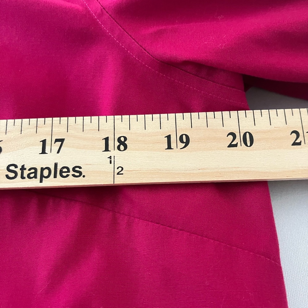 Talbots Wrinkle Resistant Raspberry Blouse Size 14 - Picture 10 of 11